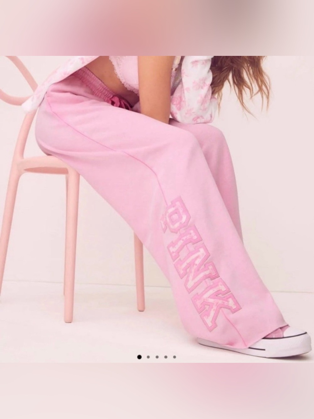 PINK X LoveShackFancy Sweatpants in Small Regular